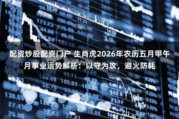 配资炒股配资门户 生肖虎2026年农历五月甲午月事业运势解析：以守为攻，避火防耗